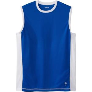 imageKingSize Mens Big ampamp Tall ClingFree Swim Muscle TankRoyal Blue