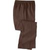 imageKingSize Mens Big ampamp Tall Fleece OpenBottom SweatpantsEspresso