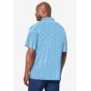 imageKingSize Mens Big ampamp Tall No Sweat PoloBlue Micro Skull