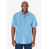 imageKingSize Mens Big ampamp Tall No Sweat PoloBlue Micro Skull
