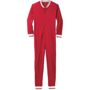 imageKingSize Mens Big ampamp Tall Tall Waffle Thermal Onesie SuitRed