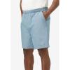 imageKingSize Mens Big ampamp Tall PullOn Knockarounds Chambray Shorts