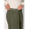 imageKingSize Mens Big ampamp Tall Expandable Waist Corduroy PleatFront PantsDark Wheat