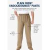 imageKingSize Mens Big ampamp Tall Knockarounds FullElastic Waist PantsBlack Corduroy
