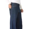 imageLiberty Blues by Kingsize Mens Big ampamp Tall SideElastic Wide Leg 5Pocket JeansStonewash