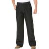 imageLiberty Blues by Kingsize Mens Big ampamp Tall SideElastic Wide Leg 5Pocket JeansBlack Denim