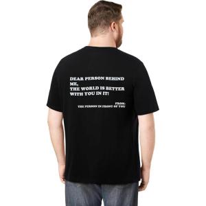 imageKingSize Mens Big ampamp Tall Slogan Graphic TShirtDear Person