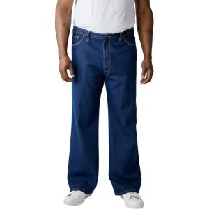 imageLiberty Blues by Kingsize Mens Big ampamp Tall SideElastic Wide Leg 5Pocket JeansStonewash