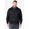 imageKingSize Mens Big ampamp Tall Fleece Pullover HoodieBlack Grey Wave