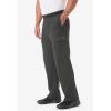 imageKingSize Mens Big ampamp Tall Tall ThermalLined Cargo PantsHeather Charcoal