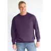 imageKingSize Mens Big ampamp Tall Tall UltraLight Comfort Fleece Crewneck SweatshirtBlack
