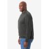 imageKingSize Mens Big ampamp Tall Tall UltraLight Comfort Fleece Crewneck SweatshirtDeep Olive