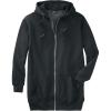 imageKingSize Mens Big ampamp Tall LongerLength Fleece Full Zip HoodieHeather Charcoal