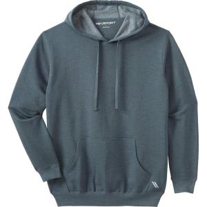 imageKingSize Mens Big ampamp Tall Tall Fleece HoodieHeather Dark Slate