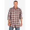 imageKingSize Mens Big ampamp Tall Liberty Blues Flannel ShirtRich Burgundy Plaid