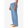 imageLiberty Blues by Kingsize Mens Big ampamp Tall Loose Fit 5Pocket Stretch JeansLight Sanded Wash