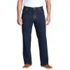 imageLiberty Blues by Kingsize Mens Big ampamp Tall Loose Fit 5Pocket Stretch JeansDark Indigo
