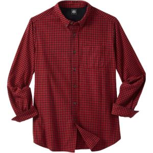 imageKingSize Mens Big ampamp Tall Liberty Blues Flannel ShirtRed Check