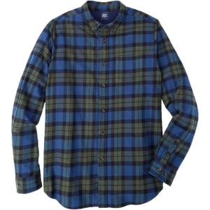 imageKingSize Mens Big ampamp Tall Liberty Blues Flannel ShirtTartan Plaid