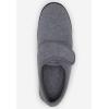 imageKingSize Mens Adjustable Fleece SlippersBlack 0189