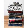 imageKingSize Mens Big ampamp Tall Boulder Creek Flannel ShirtStone Plaid