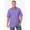 imageKingSize Mens Big ampamp Tall Lightweight Jersey PoloPurple Diamond