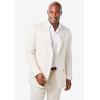 imageKingSize Mens Big ampamp Tall Linen Blend TwoButton Suit JacketNatural 0799