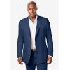 imageKingSize Mens Big ampamp Tall Linen Blend TwoButton Suit JacketNavy
