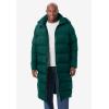 imageKingSize Mens Big ampamp Tall Long Quilted Puffer CoatForest Green