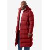 imageKingSize Mens Big ampamp Tall Long Quilted Puffer CoatMountain Red