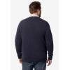 imageKingSize Mens Big ampamp Tall ShoremanS Cardigan Cable Knit SweaterHeather Navy