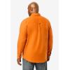 imageKingSize Mens Big ampamp Tall Signature Solid Flannel ShirtBurnt Orange