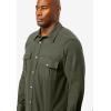 imageKingSize Mens Big ampamp Tall Signature Solid Flannel ShirtOlive