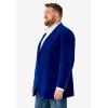 imageKingSize Mens Big ampamp Tall Tall Velvet BlazerRich Burgundy