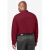 imageKingSize Mens Big ampamp Tall Tall WrinkleFree ButtonDown Collar Dress ShirtRich Burgundy