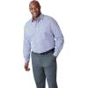 imageKingSize Mens Big ampamp Tall Tall WrinkleFree Dress ShirtPurple Check 0037