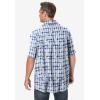 imageKingSize Mens Big ampamp Tall Tropical Rayon ShortSleeve ShirtBlue Stripe Tie Dye