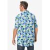 imageKingSize Mens Big ampamp Tall Tropical Rayon ShortSleeve ShirtCornflower Hibiscus