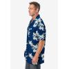 imageKingSize Mens Big ampamp Tall Tropical Rayon ShortSleeve ShirtGulf Blue Floral