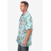 imageKingSize Mens Big ampamp Tall Tropical Rayon ShortSleeve ShirtLight Blue Hibiscus