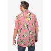 imageKingSize Mens Big ampamp Tall Tropical Rayon ShortSleeve ShirtMelon Hibiscus