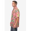 imageKingSize Mens Big ampamp Tall Tropical Rayon ShortSleeve ShirtMelon Hibiscus