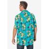 imageKingSize Mens Big ampamp Tall Tropical Rayon ShortSleeve ShirtMint Hibiscus