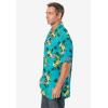 imageKingSize Mens Big ampamp Tall Tropical Rayon ShortSleeve ShirtMint Hibiscus
