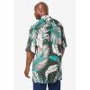 imageKingSize Mens Big ampamp Tall Tropical Rayon ShortSleeve ShirtOlive Leaf
