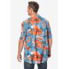 imageKingSize Mens Big ampamp Tall Tropical Rayon ShortSleeve ShirtOrange Palm