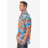 imageKingSize Mens Big ampamp Tall Tropical Rayon ShortSleeve ShirtOrange Palm