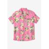 imageKingSize Mens Big ampamp Tall Tropical Rayon ShortSleeve ShirtPink Hibiscus
