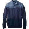 imageKingSize Mens Big ampamp Tall Henley Shaker SweaterNavy Ombre