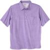 imageKingSize Mens Big ampamp Tall Lightweight Jersey PoloPurple Diamond